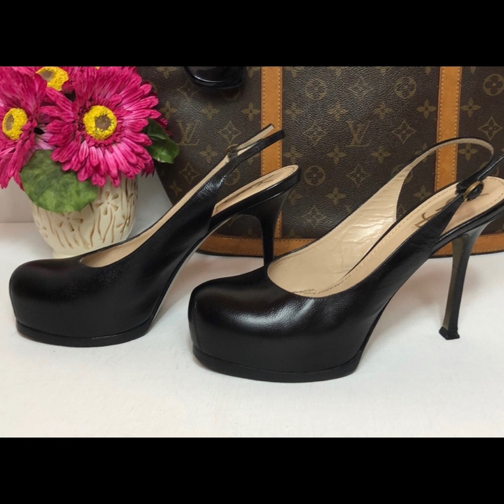 YSL-Tribtoo Sling back